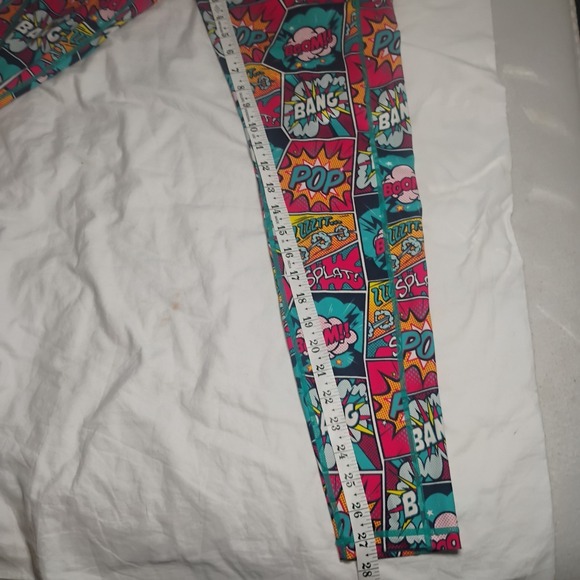Constantly Varied Gear CVC Capri Leggings‎ Comic Boom Pop Bang Size XL - Picture 4 of 6